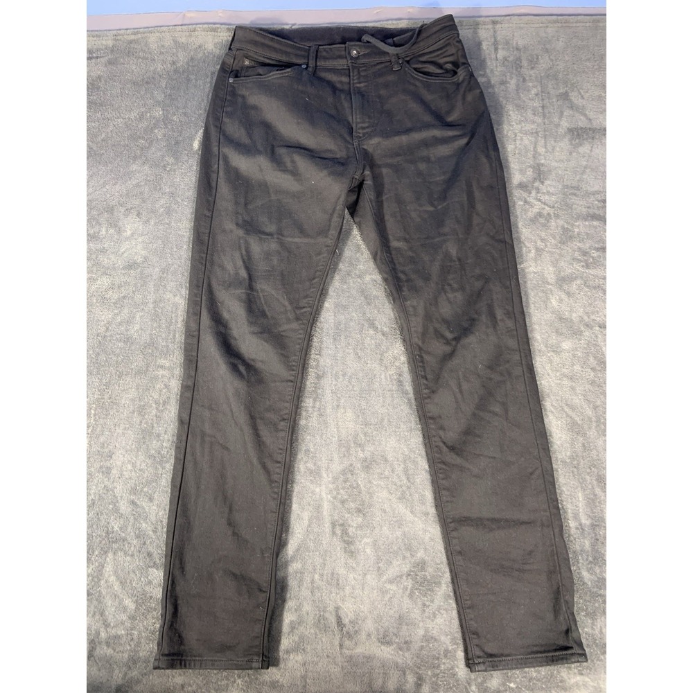 Uniqlo EZY Strech‎ Black Jeans Slim Fit Men's Size 32x30